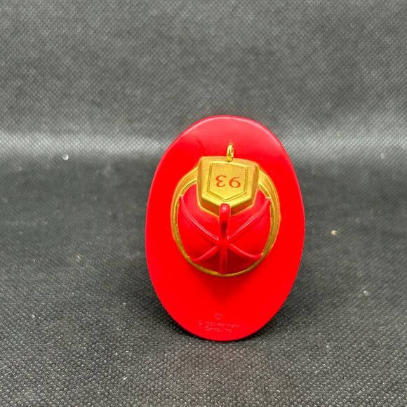 1993 Hallmark "Faithful Fire Fighter" Dog Keepsake ornament - Picture 2 of 2